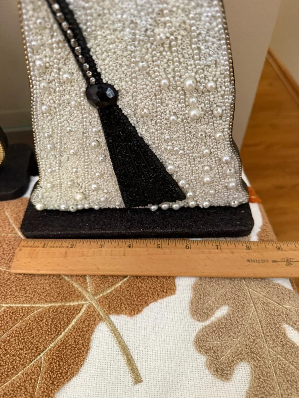 U CHOOSE Halloween table decor SEQUINED/GLITTERY Ghost, Crow, Candy Corn NWT